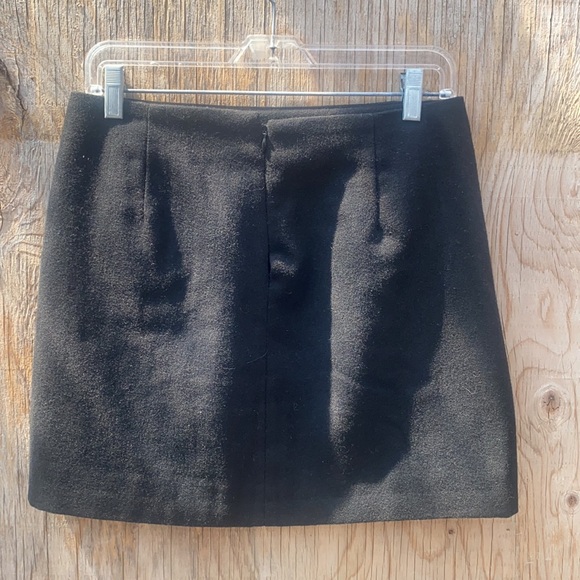 Joe Fresh Black Wool Blend Mini Skirt - Picture 2 of 4